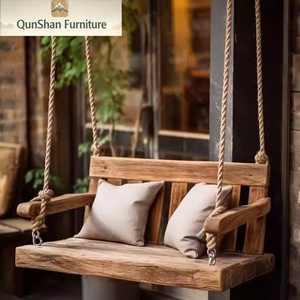 Sedia a dondolo sospesa in olmo massello, design artistico del Sud-est asiatico, prodotta in Cina, per esterni, cortile, <span class=keywords><strong>adulti</strong></span> e bambini, Qunshan Y-158 - Product Image 4