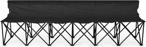 <b>Folding</b> <b>Seat</b> 6 Seater Collapsible Soccer Portable <b>Bench</b> <b>Seats</b> Bleachers Camping Sideline With Carry Bag - Product Image 2