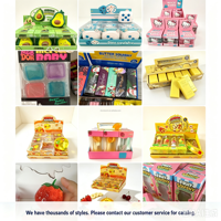 Calendriers créatifs promotionnels STX Squishy – Nouveauté 2026 – Calendrier de l'Avent Squishmas 24 jours surprise – Ensemble de balles anti-stress pour Noël