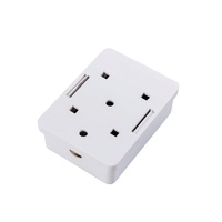 Caja de Conexión Keystone Cat5e UTP Sin Blindaje, 1 Puerto 8P8C T568A/B, Montaje en Superficie