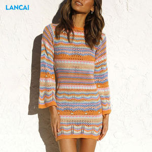 Custom <b>Dress</b> Women Sexy Casual Cotton <b>Long</b> Sleeve Boho <b>Dress</b> - Product Image 4