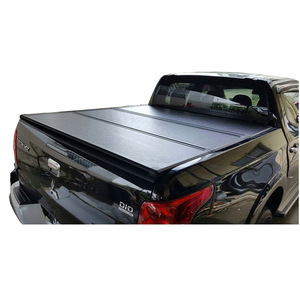 Zolionwil Pick up Parts – Couvre-benne rigide pliable en aluminium à trois volets pour <span class=keywords><strong>Mitsubishi</strong></span> <span class=keywords><strong>L200</strong></span> Triton 2015+ - Product Image 1