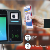 Validador de autobús 4G NFC Lector de código QR Terminal Reconocimiento facial Pago de tarifa de boleto de autobús Android POS con transmisión de voz P18-Q