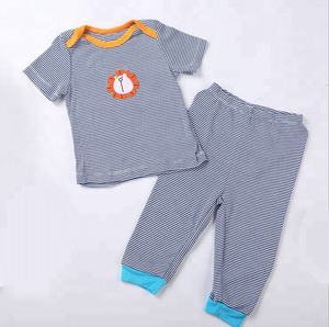 Conjunto de Ropa de Dormir de 2 Piezas para Bebé Recién Nacido, Manga Corta, de Fábrica - Product Image 3