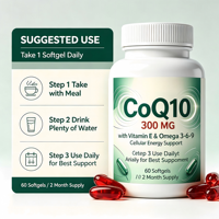 Capsules de Coenzyme Q10 Ubiquinol Cq10, 60 unités, complément alimentaire pour le soutien immunitaire, extrait naturel, unisexe, meilleur prix
