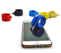 Stylet tactile en silicone personnalisé pour smartphones et tablettes, design bracelet, stylet tactile portable avec impression de logo