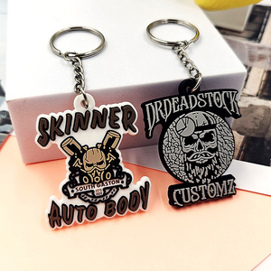 <strong>Custom</strong> 2D <strong>Soft</strong> PVC &amp; Silicone Keychain 3D Personalized Logo <strong>Keyring</strong> with Stainless Steel Customized <strong>Rubber</strong> Keychain - Product Image 4