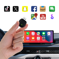 Adaptateur sans fil 2-en-1 Trolink TAB0B CarPlay & Android Auto avec USB/Type-C WiFi6 Bluetooth 5.4, compatible universel