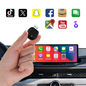 Không dây Carplay tự động thiết bị điện tử Carplay hỗ trợ USB và Type-<span class=keywords><strong>C</strong></span> giao diện <span class=keywords><strong>c</strong></span>ó dây để không dây xe Adapter - Product Image 2