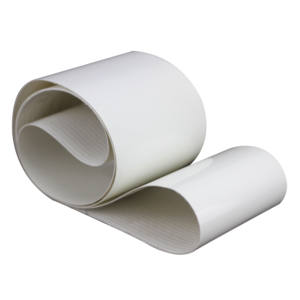 Yüksek Performanslı Toptan Beyaz PU Gıda Sınıfı Yağa Dayanıklı Anti-Bakteriyel 2 Katmanlı Konveyör Bant Restoran Perakende Bisküvi İçin - Product Image 4