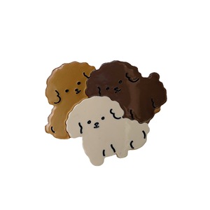YIYI Gros Coréen Cheveux Griffes Mignon Chiens Poilus Pinces À Cheveux Spliced Acétate Cheveux Griffe Clips Pour Les Femmes - Product Image 3