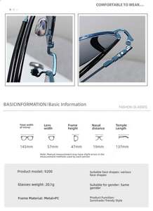 ビンテージ金属フレームシェードメガネ楕円形サングラスHdサンシェードUv不規則な猫アイウェアLentes De Sol - Product Image 5