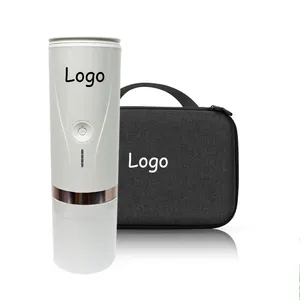 Unterstützt kunden spezifische Verpackungen und das Logo der Kaffee maschine-geeignet für gemahlenen Kaffee und Kapseln Mini Coffee Maker Aluminium OEM 90