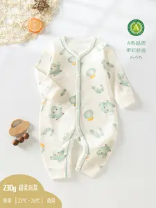 baby jumpsuit spring and autumn a super soft youkosi long-sleeved climbing clothes spring clothes baby ha clothes newborn clothe