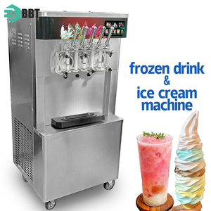 Hochleistungs-Eismaschine mit <span class=keywords><strong>3</strong></span> Plus <span class=keywords><strong>2</strong></span> Gemischten Geschmacksrichtungen und Voreingestellten Programmen - Product Image 1