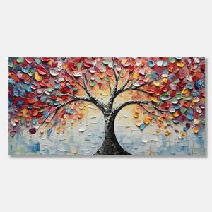 Peinture abstraite lumineuse en gros style nature morte pour la décoration murale, œuvre d'art texturée faite à la main pour la maison, l'hôtel et le bureau - Product Image 5