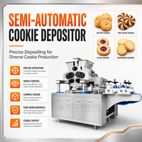 Nouvelle machine de dépose et de formage de biscuits commerciale semi-automatique électrique à écran tactile, haute productivité, en acier inoxydable, petite taille