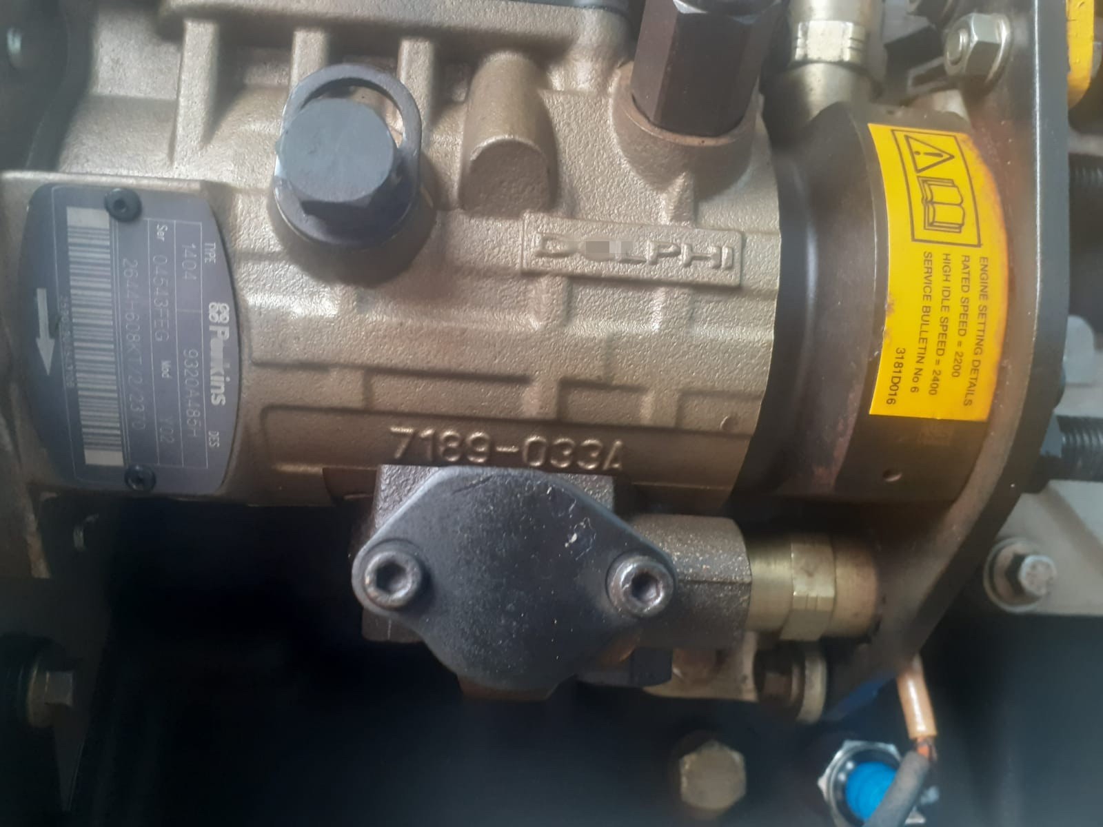 for Lucas/Delphi DP200/DP210/DP310 High Pressure Diesel Fuel Pump 1404 9320A485H Pump for Perkins injection pump 9320A485H