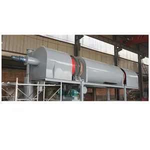 coconut shell continuous charcoal making machine Small capacity biomass Carbonization plant production line