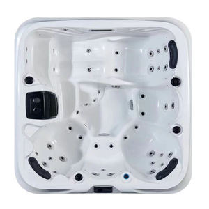 Baignoire de trempage japonaise Accueil Jacuzziss Yacuzzi Piscine Hot Tube <span class=keywords><strong>Spa</strong></span> 5 personnes whirlpool Pool whirlpool Auen Outdoor Pool Heater - Product Image 4