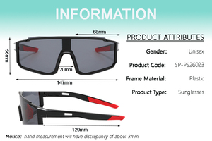 แว่นกันแดดปั่นจักรยานดีไซน์ใหม่ปี <span class=keywords><strong>2026</strong></span> แบบ OEM สั่งทำได้ ทันสมัย สำหรับผู้ชายและผู้หญิง สไตล์เรโทร ทรงห่อหุ้ม สำหรับกิจกรรมกลางแจ้ง กรอบสีดำ น้ำเงิน ขาว ขายส่ง - Product Image 2
