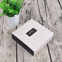 Boîtes à tiroirs carrées en carton rigide de haute qualité, faites à la main, pour savon au chocolat à 9 grains, bijoux, cadeaux et cadres photo, pour bougies