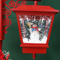 Lampe de rue musicale JIN PENG avec effet de neige tombante pour la décoration de Noël à la maison, à l'hôtel, au centre commercial ou lors de fêtes
