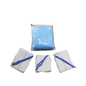 Paños de Gasa Estériles Takuwa para Uso Abdominal, Paquete de 5 Unidades, Desechables, Blancos, para Uso Quirúrgico - Product Image 3