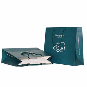 Sacs en papier de luxe personnalisés directement de l'usine avec votre logo, sacs cadeaux promotionnels en tissu avec poignée - Product Image 3