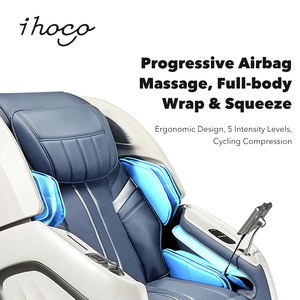 Estiramiento automático de piernas Todas las alturas 3D Modo de gravedad cero Sistema de escaneo corporal AI Ajuste perfecto 10/11 Técnicas Silla de masaje de calefacción de grafeno - Product Image 4