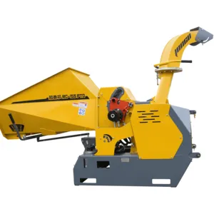 High Efficiency Forestry Wood Log Waste Use Self Powered 40-120HP Hydraulic Portable Mobile Wood Chipper/Wood Shredder/Crusher