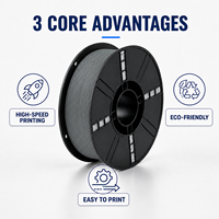 Filament PETG 1,75 mm, bobine de 1 kg, haute résistance, impression fluide, faible odeur, sans nœuds, sans bulles, compatible Bambu Lab