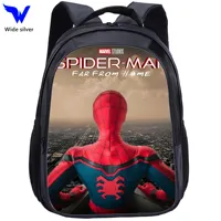 WISI 2022 3D 3-6ปีโรงเรียนกระเป๋าเด็กกระเป๋าเป้สะพายหลังเด็กหนังสือ Spiderman กระเป๋าเด็กไหล่กระเป๋า Satchel 16นิ้ว