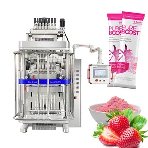 Full automatic multilane electrolyte and immunity drink mix powder packing machine 4 line electrolyte powder packaging machine