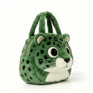 Children's Soft Plush Pillow <b>Cute</b> <b>Bear</b> Animal Print Embroidered Plush Stress Relief Gift for Leopard Lovers - Product Image 1