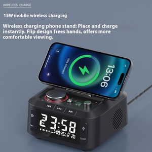 Đa chức năng PD nhanh chóng sạc âm thanh cho bluetooth loa không dây RGB LED pin thông minh đồng hồ báo thức đài phát thanh cho khách sạn Máy tính để bàn - Product Image 3