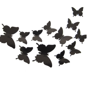 Set di 12 <span class=keywords><strong>Adesivi</strong></span> 3D a Forma di Farfalla <span class=keywords><strong>per</strong></span> Decorazione Murale - Product Image 2