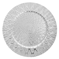 Assiettes de Présentation en Plastique Paon, Sans BPA, pour Hôtels, Mariages et Fêtes – Vaisselle Décorative Européenne pour Table de Réception – Vente en Gros