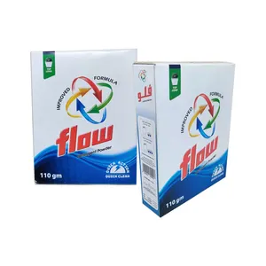 Wholesale China Factory Detergent Powder 110g Good Fragrance Laundry Washing Powder For Deep Cleaning