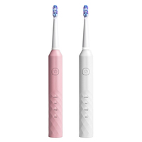 Brosse à dents électrique sonique pour adulte, étanche, vibration automatique, chargeur USB, Rechargeable, OEM, 10 pièces, PT4X