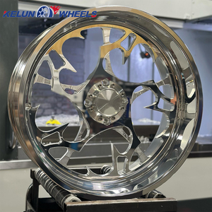 Pembuatan Velg Tempa 5x130 5x112 Velg Alloy Cekung Aluminium Truk Warna Hitam Gloss - Product Image 4