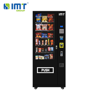 Distributeur automatique de snacks commercial avec paiement sans espèces, distributeur de nourriture en libre-service pour bureaux, écoles et espaces publics