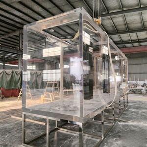 Su misura moderna a buon mercato grande acquario acquario acquario acrilico acquario acquario decorativo acquario acquario - Product Image 6