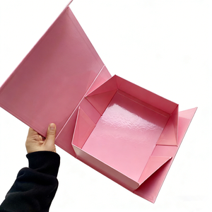 Luxury Custom <strong>Pink</strong> Rigid Cardboard Paper <strong>Gift</strong> Box for Clothing,<strong>gift</strong>, Comestic - Product Image 3