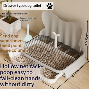 Toilette pour chien détachable, anti-fuite, avec cathéter simulé, <span class=keywords><strong>grille</strong></span> antidérapante, pour chiens de petite et moyenne taille, tapis absorbant pour chien - Product Image 6