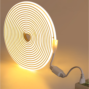 220V Dimmable COB LED Strip Light Self‑adhesive <b>Plug</b>‑in With On‑Off Switch For Bedroom Wall Headboard Background Ambient Decor - Product Image 1