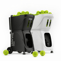Machine à balles de tennis intelligente PUSUN PT-Smart PRO, robot de padel portable avec plusieurs exercices, lanceur de balles de tennis professionnel pour l'entraînement