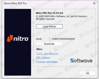 Nitro PDF Pro 14, Versión Internet, Entrega 24/7, Tarjeta PDF de 10 Minutos, Garantía Global Original de por Vida, Garantía Completa
