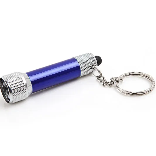 RTS anahtarlık Mini Cob feneri sıcak satış promosyon hediyeler 5 LED küçük cep özel Mini fener alüminyum anahtarlık el feneri