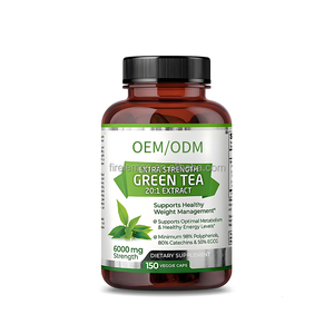 Oem/Odm Groene Thee Extract Capsules Met Catechines En Cafeïne Sportvoeding Voedingssupplement - Product Image 1